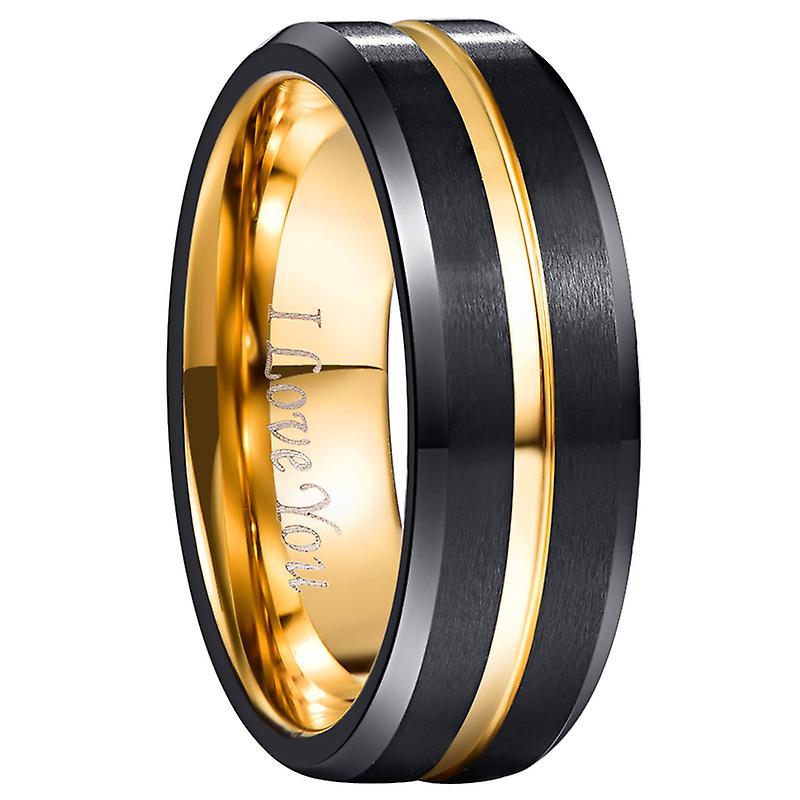 Sophisticated Simplicity: Men’s Black Wedding Bands